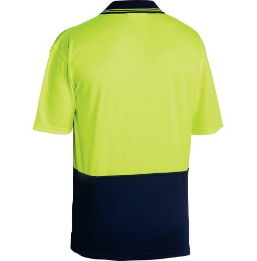 Picture of Bisley, Hi Vis Polo Shirt Short Sleeve